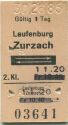 Laufenburg Zurzach und zurück - Fahrkarte