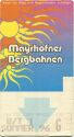 Mayrhofner Bergbahnen - Fahrkarte