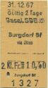 Basel SBB Burgdorf Bf via Olten - Fahrkarte