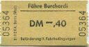 Fähre Burchardi Berlin - Fahrkarte