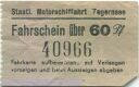 Staatliche Motorschiffahrt Tegernsee - Fahrschein