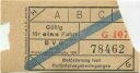 Berlin - BVG Fahrschein - Gültig für eine Fahrt