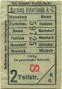 Merseburger Überlandbahn AG - Fahrschein