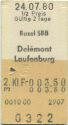 Basel Delemont Laufenburg - Fahrkarte