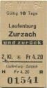 Laufenburg Zurzach und zurück - Fahrkarte