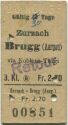 Zurzach Brugg (Aargau) via Koblenz-Turgi - Fahrkarte