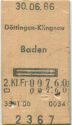 Döttingen-Klingnau Baden und zurück - Fahrkarte