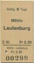 Möhlin Laufenburg - Fahrkarte