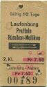 Laufenburg Pratteln Rümikon-Mellikon und zurück - Fahrkarte