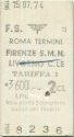 Roma Termini Firenze S.M.N. - Fahrkarte