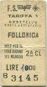 Orbetello Monte Argentario Follonica - Fahrkarte