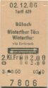 Tarif 639 - Bülach Winterthur Töss Winterthur via Embrach und zurück - Fahrkarte