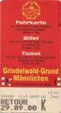 Grindelwald-Grund Männlichen retour - Fahrkarte 2000