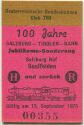 Fahrkarte - sterreichische Bundesbahnen Club 760 - 100 Jahre Salzburg