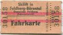 Feldberg (Schwarzwald) - Skilift in Feldberg-Brental - Fahrkarte