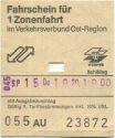 Wien - Fahrschein für 1 Zonenfahrt im Verkehrsverbund Ost-Region