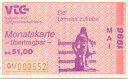 Halle - VTG - Monatskarte gültig montags bis freitags