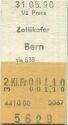 Zollikofen Bern via SBB einfach - Fahrkarte