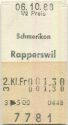Schmerikon Rapperswil einfach - Fahrkarte