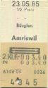 Bürglen Amriswil retour - Fahrkarte
