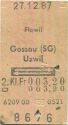 Flawil Gossau (SG) Uzwil retour - Fahrkarte