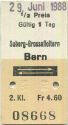 Suberg-Grossaffoltern Bern retour - Fahrkarte