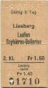 Liesberg Laufen Soyhières-Bellerive einfach - Fahrkarte