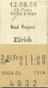 Bad Ragaz Zürich einfach - Fahrkarte