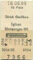 Zürich Oerlikon Eglisau Hüntwangen-Wil retour - Fahrkarte