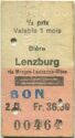 Bière Lenzburg via Morges-Lausanne-Olten retour - Fahrkarte