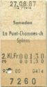 Samedan La Punt-Chamues-ch Spinas einfach - Fahrkarte