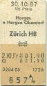 Horgen o Horgen Oberdorf Zürich HB einfach - Fahrkarte