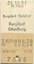Burgdorf Steinhof Burgdorf Oberburg einfach - Fahrkarte