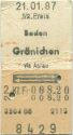 Baden Gränichen via Aarau retour - Fahrkarte