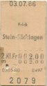 Frick Stein-Säckingen einfach - Fahrkarte