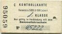 Kontrollkarte - Ausgabe: Reiseb&uuml;ro 5000.0 Luzern