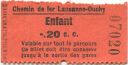 Zahnradbahn - Chemin de fer Lausanne-Ouchy