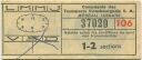 Strasbourg - Compagnie des Transports Strasbourgeois S.A. - Fahrschein