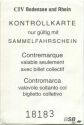BSB - CIV Bodensee und Rhein - Kontrollmarke