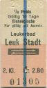 Leukerbad Leuk Stadt und zur&uuml;ck - Einheimische nur g&uuml;ltig mit Ausweis - Fahrkarte