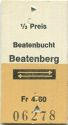 Beatenbucht Beatenberg retour - Fahrkarte