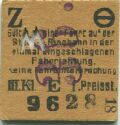 Berlin - Gültig zu einer Fahrt auf der Stadt- und Ringbahn in der einmal eingeschlagenen Fahrrichtung - Fahrkarte