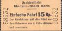 Drahtseilbahn Marzili Stadt Bern - Fahrschein