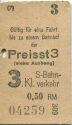 S-Bahn-Verkehr - Fahrkarte
