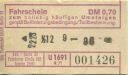 BVG - Umsteige Fahrschein