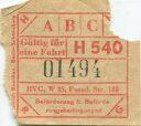 BVG - Fahrschein