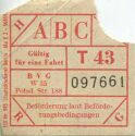 BVG - Fahrschein