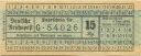 Deutsche Reichspost - Fahrschein