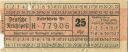 Deutsche Reichspost - Fahrschein