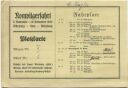 Platzkarte - Rompilgerfahrt 9. - 19. November 1925
